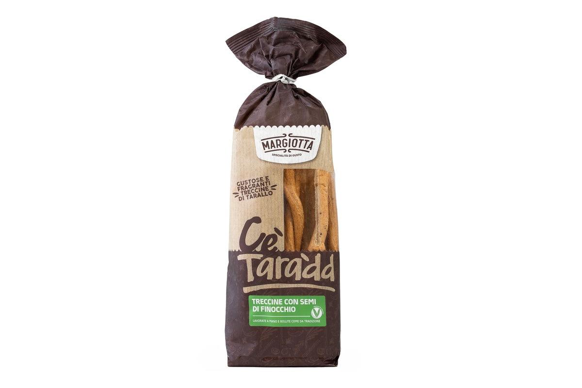 Treccine su pankolių sėklomis (Semi di Finocchio), 350 g.